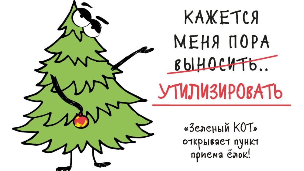 «Зеленый КОТ» открывает пункт приема елок!